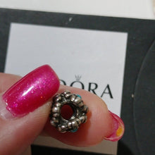 Load image into Gallery viewer, Pandora Sterling Silver December Birthday Blooms Bead with Turquoise - 790580tq