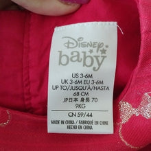 Load image into Gallery viewer, Disney Minnie Mouse Red Holiday Dress for Baby, Size 3-6 Months