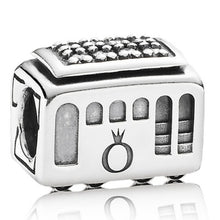 Load image into Gallery viewer, Pandora Sterling Silver Cable Car Travel Bead with Clear Zirconia - 791219cz