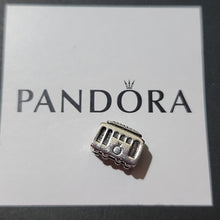 Load image into Gallery viewer, Pandora Sterling Silver Cable Car Travel Bead with Clear Zirconia - 791219cz