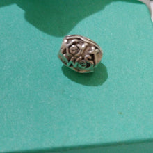 Load image into Gallery viewer, Sterling Silver Key West, MA Rose Gold & RCI Floral European Bracelet Charm Set