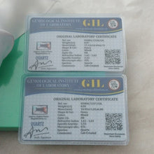 Load image into Gallery viewer, Loose Fancy Pair Mystic Quartz 8.97+ 8.92 Cts. Gemstones GIL Certified