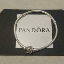Load image into Gallery viewer, Pandora Snake Chain Bracelet with Barrel Clasp 925 ALE, 8.3"