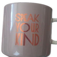 Load image into Gallery viewer, Starbucks Speak Your Kind Coffee Mug 12 oz
