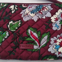 Load image into Gallery viewer, Vera Bradley Bordeaux Blooms Iconic Pouch Wristlet NWT