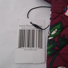Load image into Gallery viewer, Vera Bradley Bordeaux Blooms Iconic Pouch Wristlet NWT