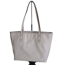 Load image into Gallery viewer, Coach x Disney 38691 City Zip Tote in Pebbled Leather, Minnie Mouse Patch, Chalk