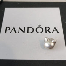 Load image into Gallery viewer, Pandora Retired Pig Animal Head Charm Bead 790214 Sterling Silver