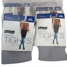 Load image into Gallery viewer, No Nonsense Opaque Sheer to Waist Tights, Light METAL Gray, XXL, 6 pairs