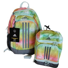 Load image into Gallery viewer, Adidas Creator 2 Backpack + EXCEL 2 Lunch Bag Set, Stonewash Rainbow