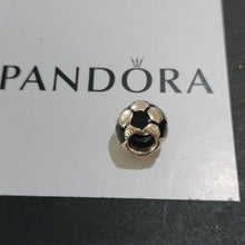 Load image into Gallery viewer, Pandora Retired Sterling Silver Soccer Ball Sports Charm Bead - 790406