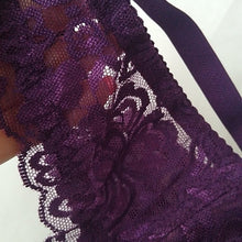 Load image into Gallery viewer, GYCL Ultrathin Underwire Push Up 3/4 Lace Bra, Purple, Size XL 40B