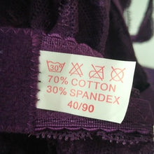 Load image into Gallery viewer, GYCL Ultrathin Underwire Push Up 3/4 Lace Bra, Purple, Size XL 40B
