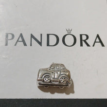 Load image into Gallery viewer, Pandora Retired Sterling Silver Taxi Travel Bead with Yellow Enamel - 791221EN20