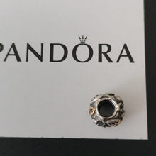 Load image into Gallery viewer, Pandora Retired Sterling Silver Tree of Life Bead with 14K Gold Leaves - 790429