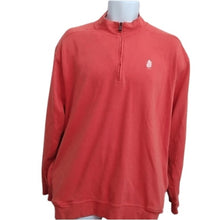 Load image into Gallery viewer, Greg Norman 1/4 Zip Long Sleeve Cotton Jacket, Rust, Size XL