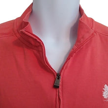 Load image into Gallery viewer, Greg Norman 1/4 Zip Long Sleeve Cotton Jacket, Rust, Size XL