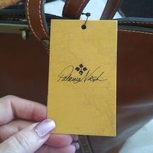 Load image into Gallery viewer, Patricia Nash P29701 Benvenuto Leather Tote Bag Purse, Tan