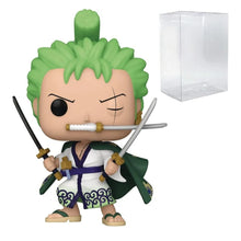 Load image into Gallery viewer, Funko Pop! Vinyl: One Piece - Roronoa Zoro #923 In Pop Protector