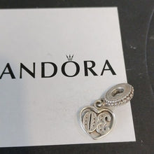 Load image into Gallery viewer, Pandora Sterling Silver 30 Years of Love Dangle Charm w/ Zirconia - 791287cz