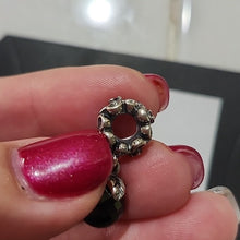 Load image into Gallery viewer, Pandora Sterling Silver Garden Odyssey Black Spinel Dangle Charm 790858spb