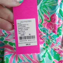 Load image into Gallery viewer, Lilly Pulitzer NEWBERRI Tank Dress, Amalfi Blue, Leaf It Wild, Size XL