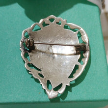 Load image into Gallery viewer, Vintage Sterling Silver Niello Blue Enamel Brooch Thai Mekkala God…