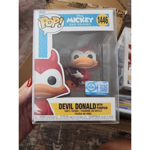 Load image into Gallery viewer, Funko Pop! Disney Mickey & Friends Devil Donald + Pumpkin #1446 w/ Protector