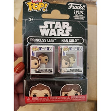 Load image into Gallery viewer, Funko Bitty Pop!: Star Wars - Bitty Pop! Princess Leia & Han Solo 2-Pack
