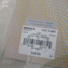 Load image into Gallery viewer, Maternity a:glow Cuffed Crop Jeans, Bone White, Size 16