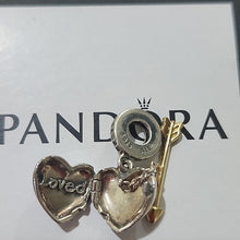 Load image into Gallery viewer, Pandora Arrow Of Love Locket Sterling Silver + 18k Charm 767816CZ