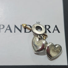 Load image into Gallery viewer, Pandora Arrow Of Love Locket Sterling Silver + 18k Charm 767816CZ