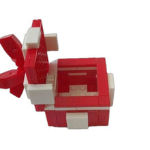Load image into Gallery viewer, Building Bricks Jewelry Gift Present Box, Red & White