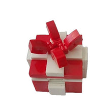 Load image into Gallery viewer, Building Bricks Jewelry Gift Present Box, Red & White