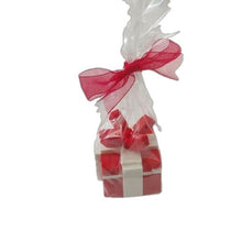 Load image into Gallery viewer, Building Bricks Jewelry Gift Present Box, Red & White