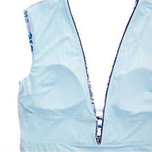 Load image into Gallery viewer, nanette lepore Priya Plunge Swimsuit, Lavender Trails, 10