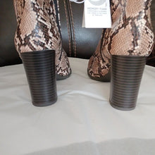 Load image into Gallery viewer, a new day Snakeskin print Brandee Knee High Heeled Fashion Boots, size 8