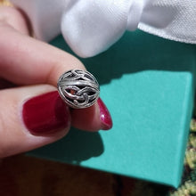 Load image into Gallery viewer, Sterling Silver Vintage Peter Stone PSCL Trinity Celtic Knot Cone Pendant