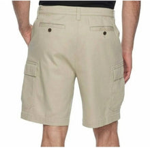Load image into Gallery viewer, Men's Croft & Barrow Ultimate Comfort Cargo Shorts, Drawstring Beige, size 42
