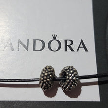 Load image into Gallery viewer, Pandora Retired Sterling Silver Beaded Beauty Spacer - 790981, Set Of 2
