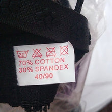 Load image into Gallery viewer, GYCL Classic Ultrathin Underwire 3/4 Lace Push-up Bra, Black, Size XL 40B