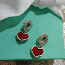 Load image into Gallery viewer, Pandora Piece of My Heart - 2 Daughter Charms 790950EN27 Sterling Silver 925 ALE