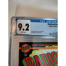 Load image into Gallery viewer, Radioactive Man #1 Bongo Comics Book CGC Graded 9.2 Simpsons