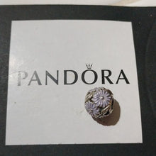 Load image into Gallery viewer, Pandora Sterling Silver Daisy Meadow Openwork Bead w/ Lavender Enamel 791487en66