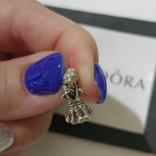 Load image into Gallery viewer, Pandora Retired Sterling Silver Party Girl Dress Dangle Bead - 791031