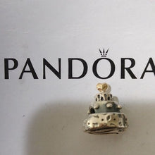 Load image into Gallery viewer, Pandora Sterling Silver Wedding / Birthday Celebration Cake Bead with 14kt Heart