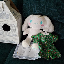 Load image into Gallery viewer, Build-A-Bear Hello Kitty Friends Cinnamoroll w/ Holiday Pajamas + Birth Certif