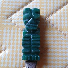 Load image into Gallery viewer, Set of 3 Vintage Mexico Sterling Silver Collectible Spoons, Green Stones