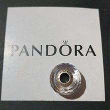 Load image into Gallery viewer, Pandora Deep Ocean Sea Glass Faceted Murano Charm 791609 Retired