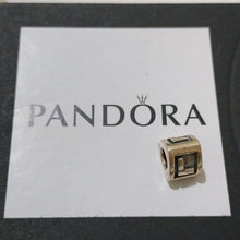 Load image into Gallery viewer, Pandora Retired Sterling Silver Alphabet Bead - Letter L - 790323L